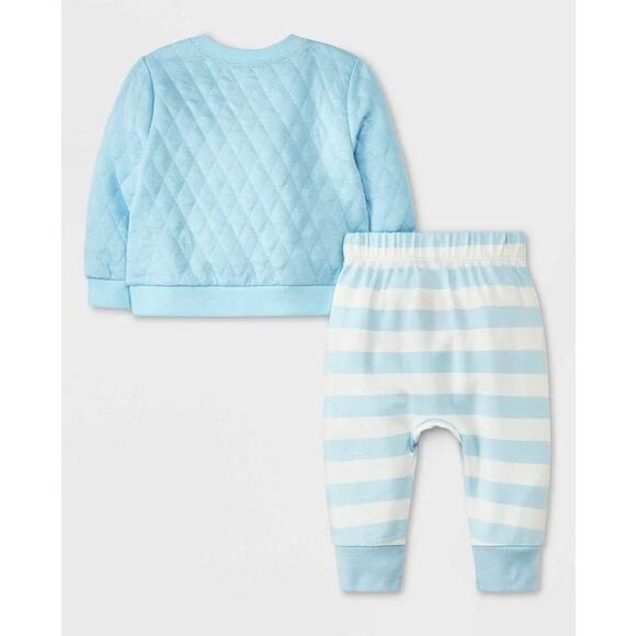 Cat & Jack Baby 'Happy Together' Graphic Top & Bottom Set 3-6 Months NWT - Picture 2 of 5